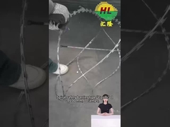 BTO-16 2.8MMコイルワイヤー 熱浸しガルバン化 ウクライナ国境 コンチェルティーナレーザーワイヤー