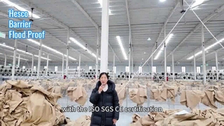 Hesco バリア強力な防御洪水保護