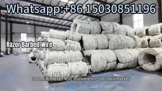 コンサーティーナかみそり有刺鉄線セキュリティかみそりワイヤーの包装