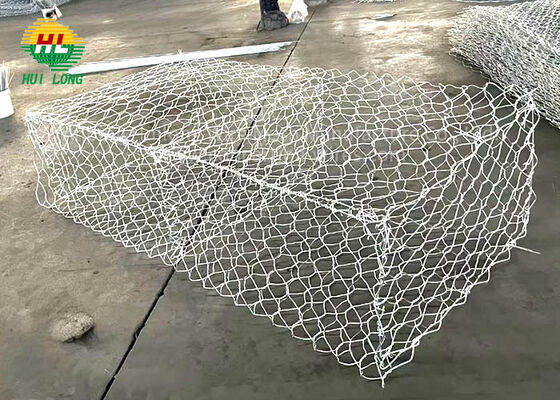 Jaula Gaviones Hexagonal Galvanizado 2x1x1m Gran Stock Disponible Obra Civil Ingenieria Proteccion Rios Envio Inmediato