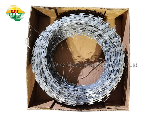 ロール ステンレス鋼ごとの 2.5mm コンサーティーナのかみそりワイヤー 100 M